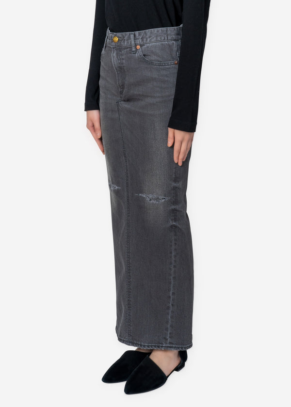 Remake Long Skirt in Gray