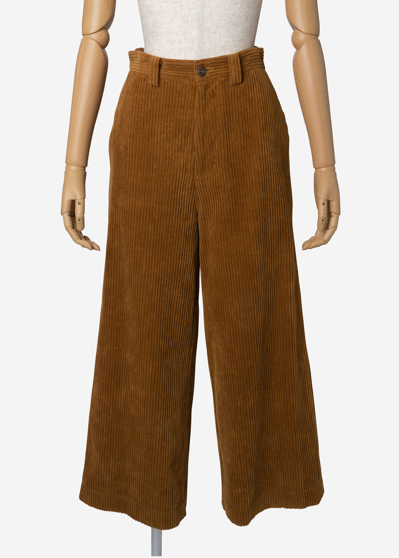 Classic Corduroy Wide Pants in Camel
