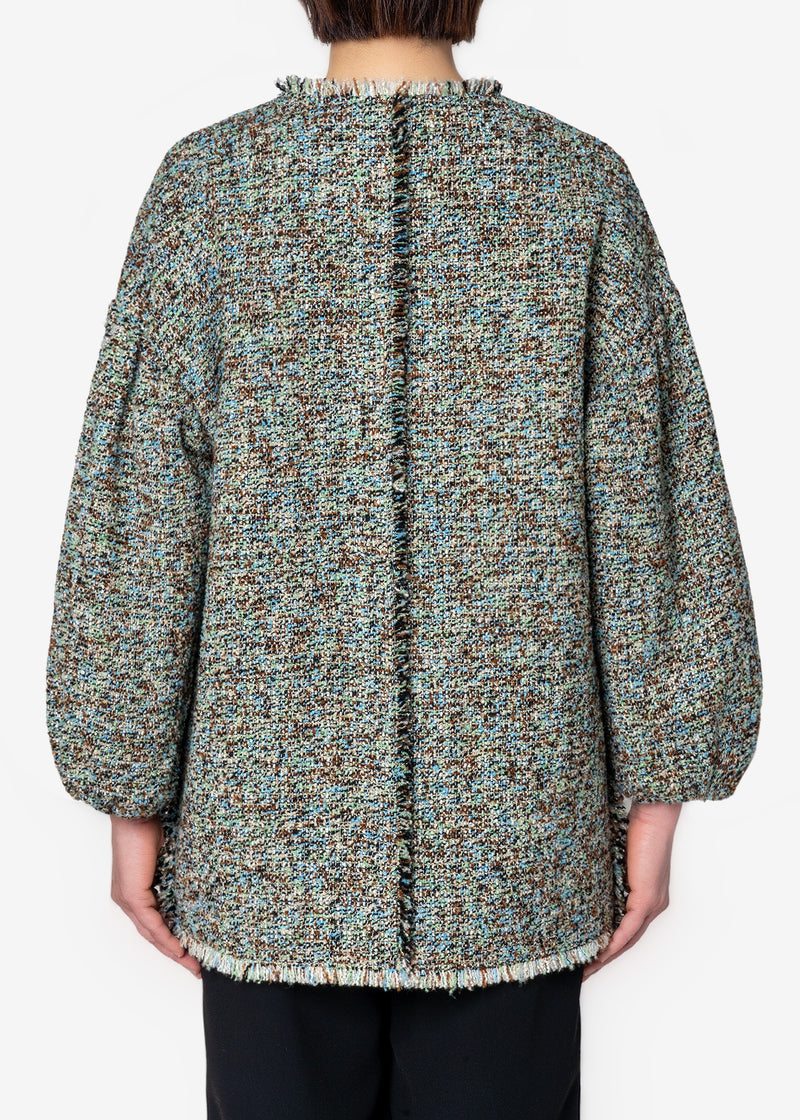 KASURI Classic Tweed Puff Jacket in Other – Greed International 