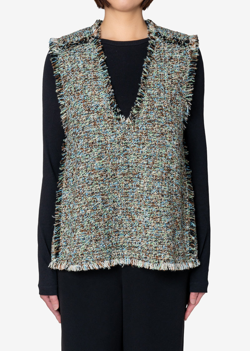 KASURI Classic Tweed Vest in Other – Greed International Official