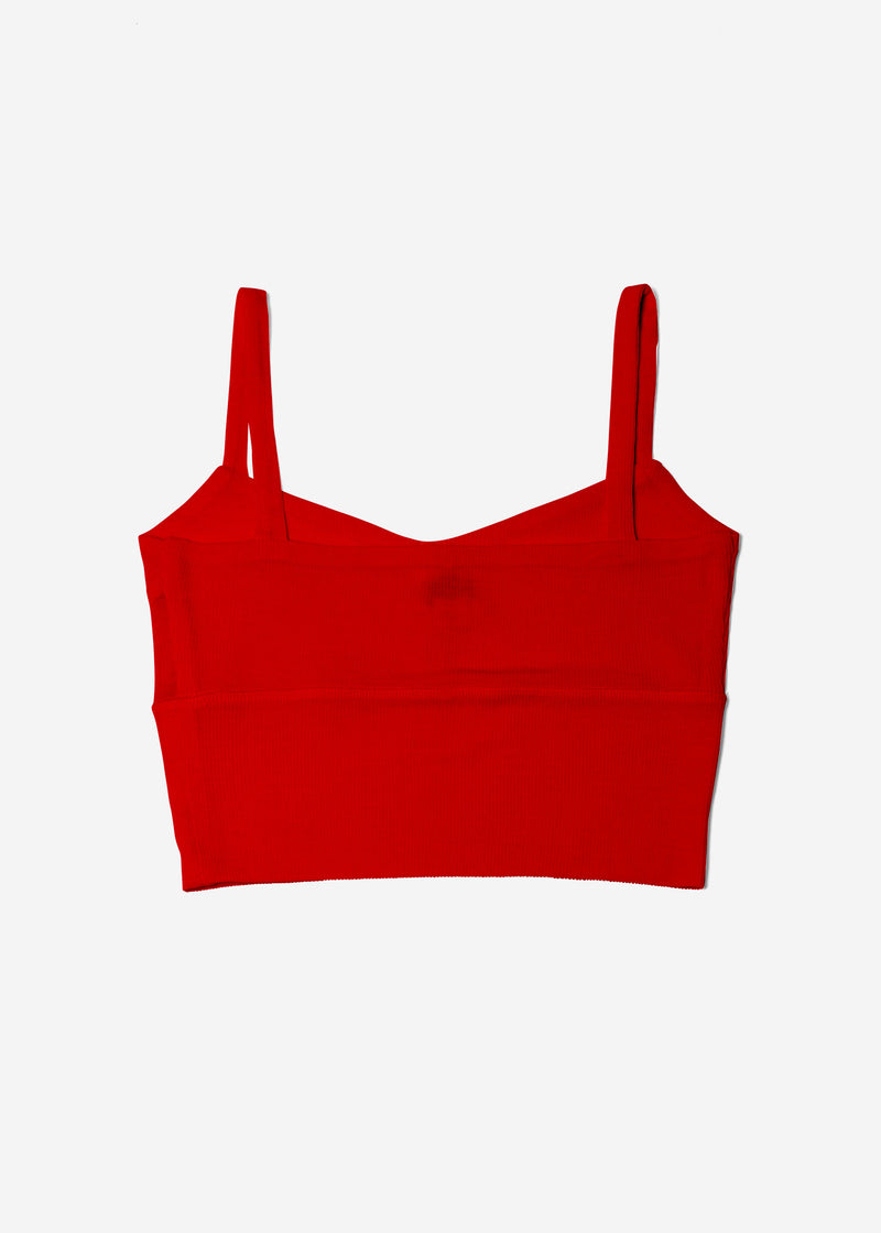 Cosmorama Wool Short Camisole in Red