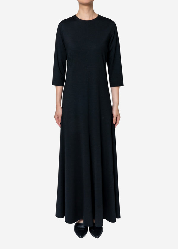 Balancircular Black Dress