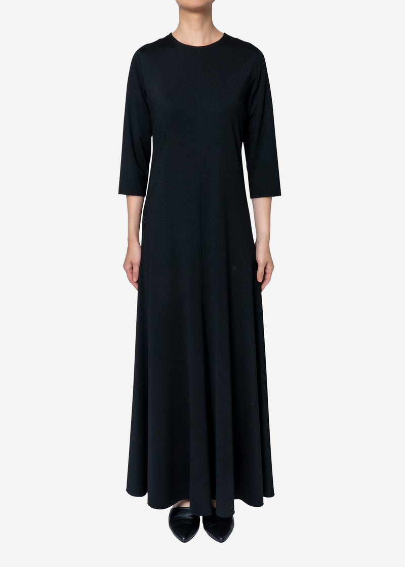 Balancircular Black Dress