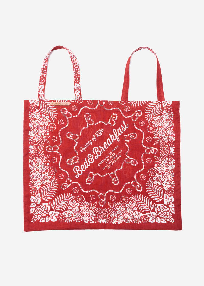 Bed&Breakfast Bandanna Bag in Red