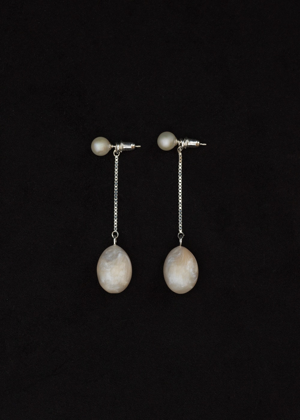 【Pre-order】The Moon's Radiance Pearl Drop Earrings 詳細画像 PEARL WHITE 2