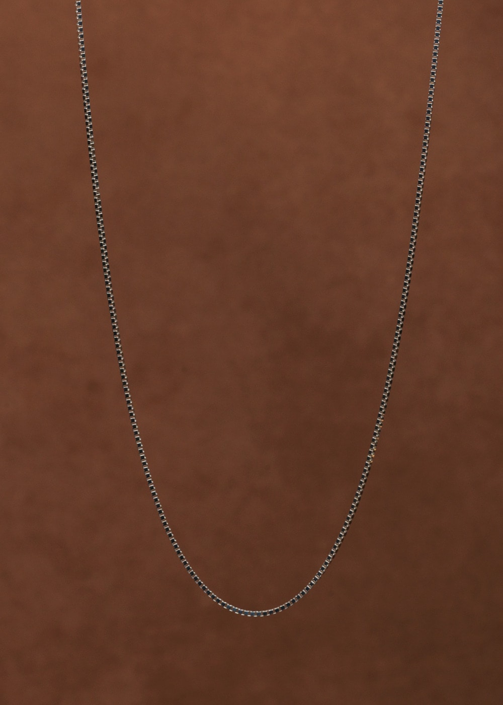 【Pre-order】Silver Box Chain Neckless 詳細画像 SILVER 2