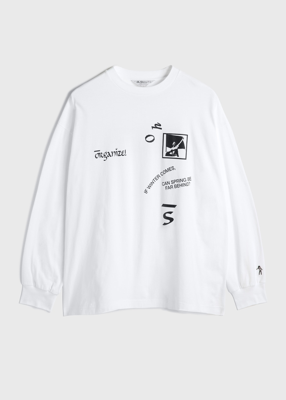 "New Day"  L/S Tee 詳細画像 WHITE 1