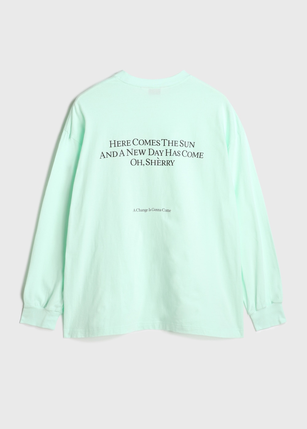 "New Day"  L/S Tee 詳細画像 MINT 2