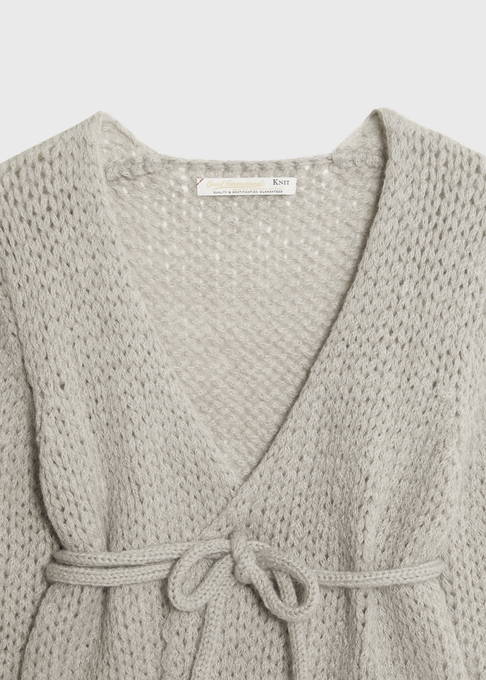 Lily Kid Mohair Cachecoeur Sweater 詳細画像 GRAY 3