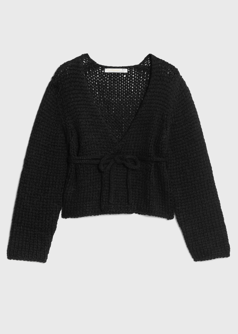 Lily Kid Mohair Cachecoeur Sweater 詳細画像 BLACK 1