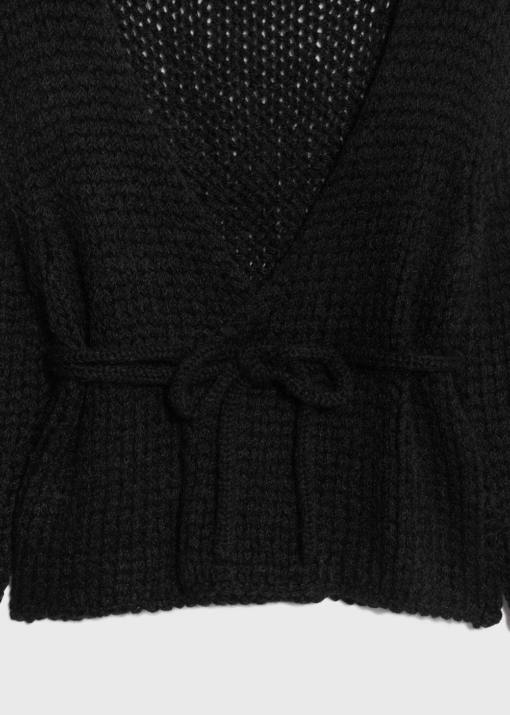 Lily Kid Mohair Cachecoeur Sweater 詳細画像 BLACK 4