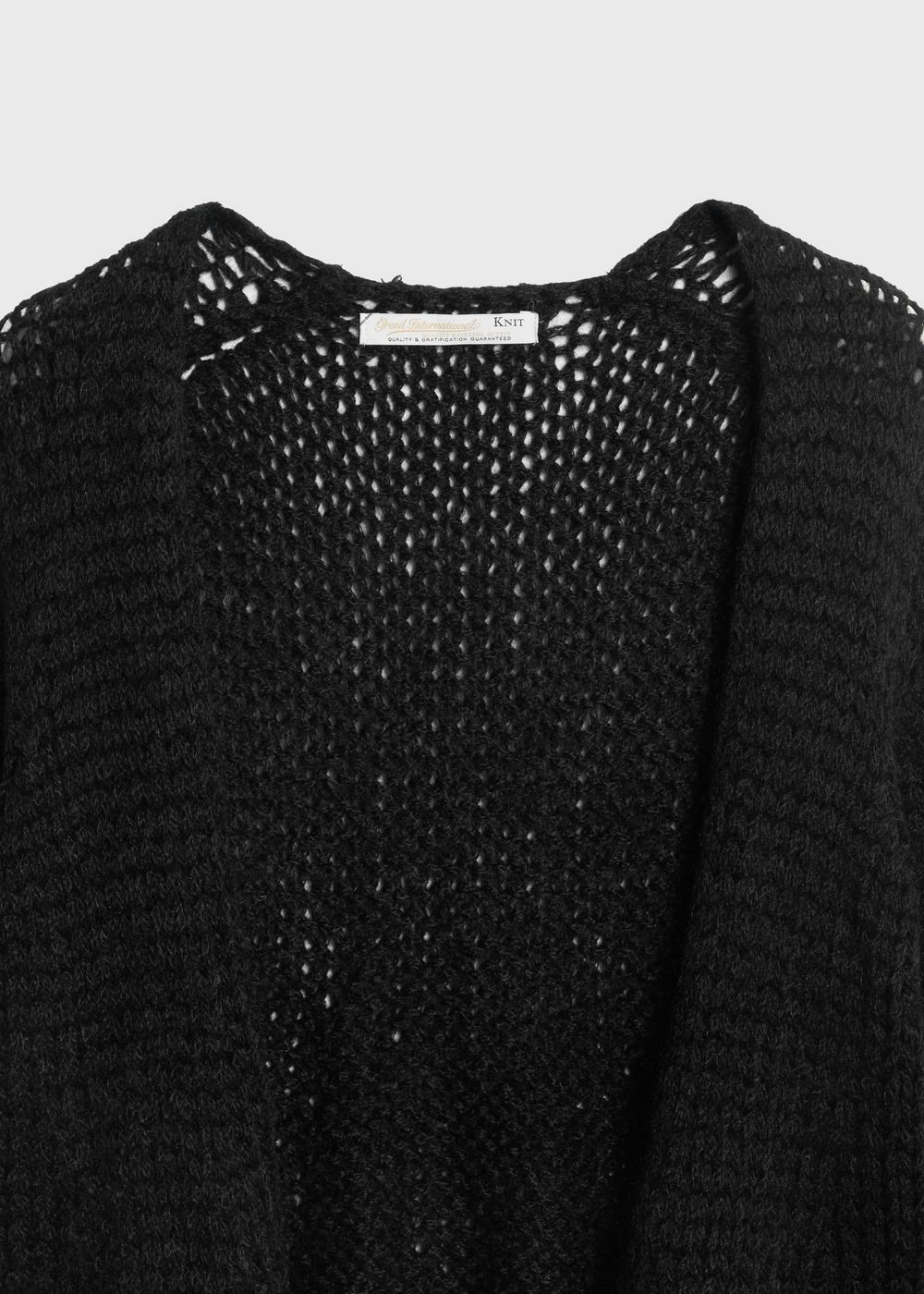 Lily Kid Mohair Flare Cardigan 詳細画像 BLACK 3