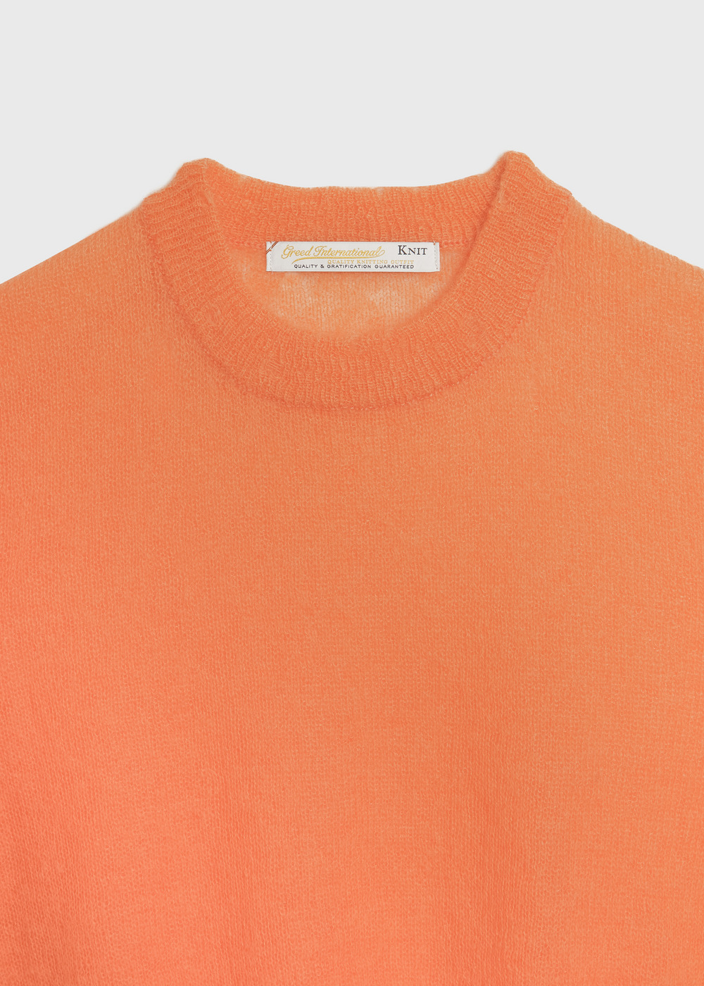 Damage Hole Mohair Short Sweater 詳細画像 ORANGE 3