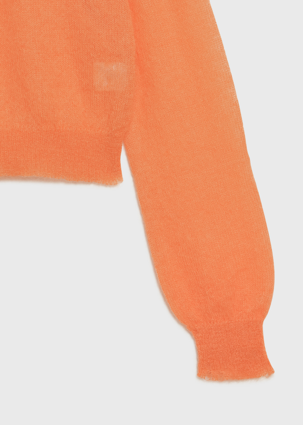 Damage Hole Mohair Short Sweater 詳細画像 ORANGE 4