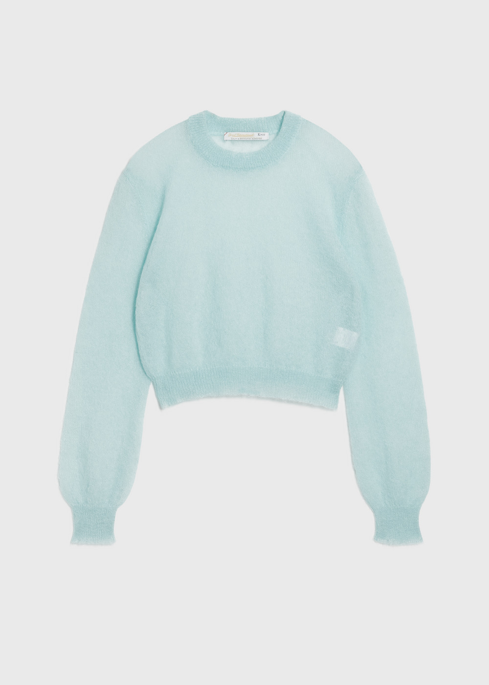 Damage Hole Mohair Short Sweater 詳細画像 MINT 1