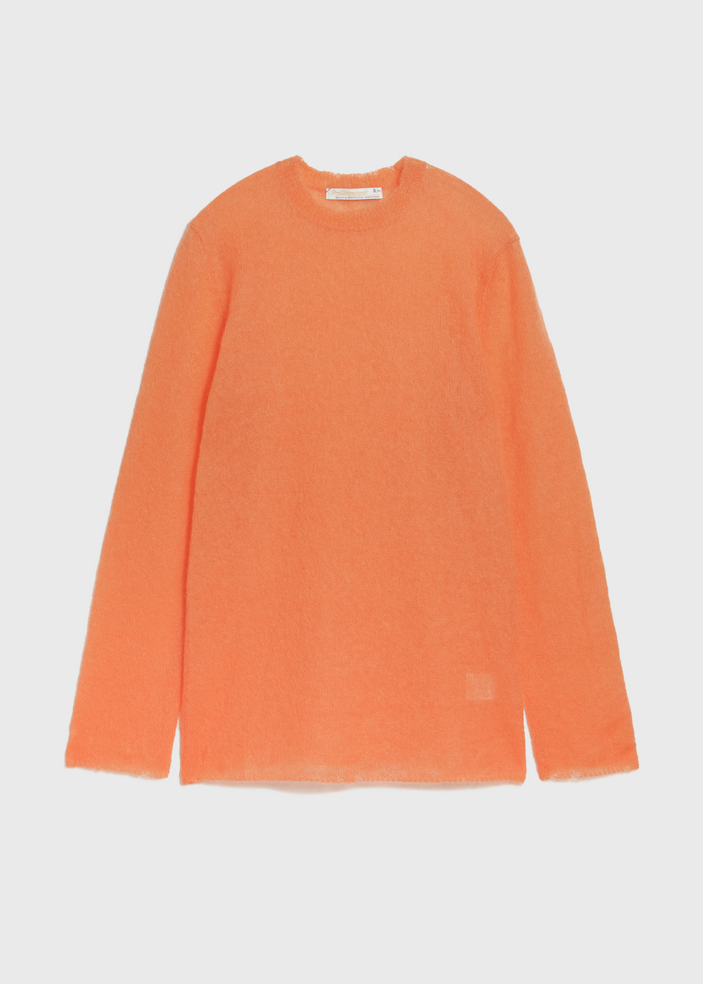 Damage Hole Mohair Long Sweater 詳細画像 ORANGE 1