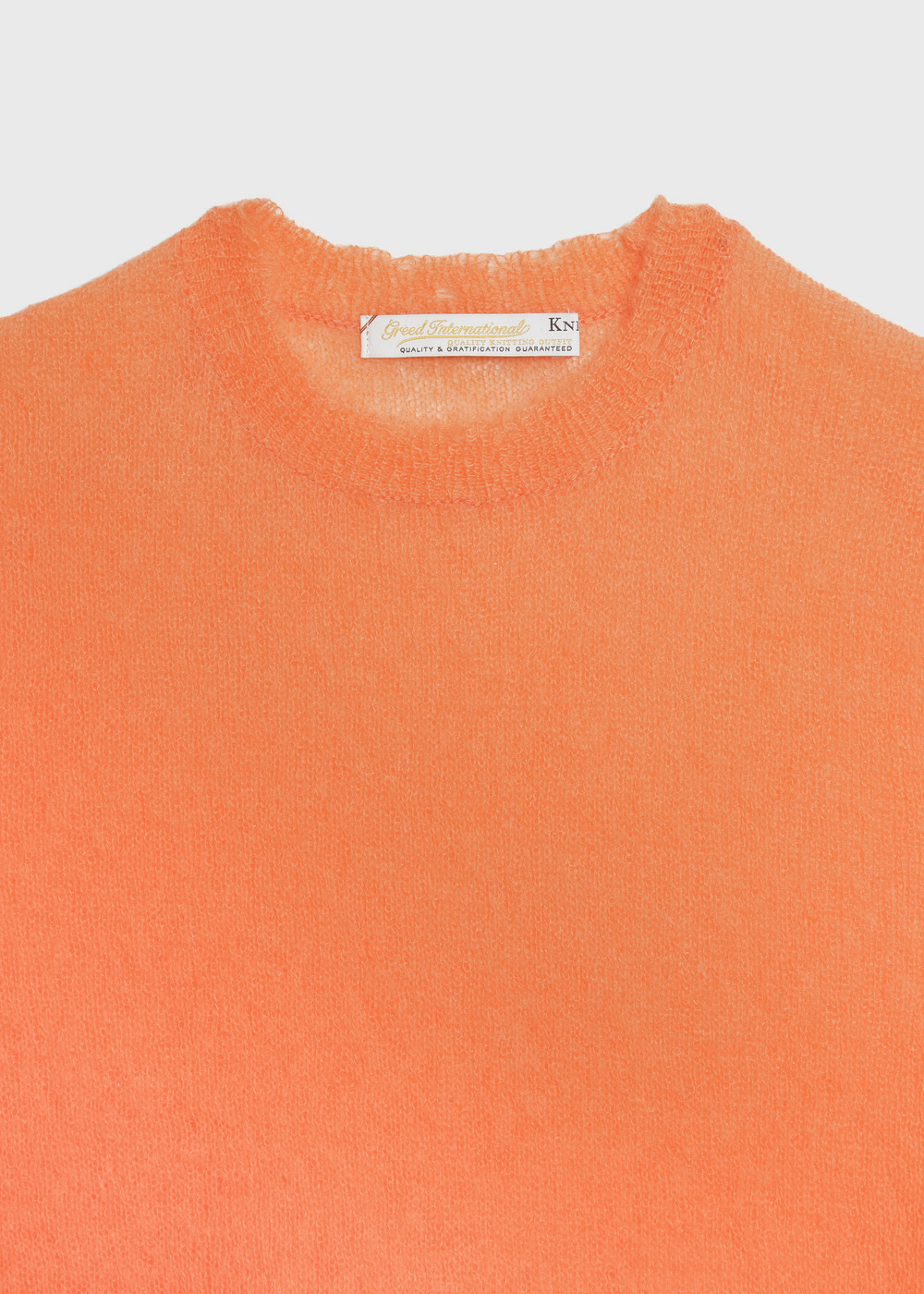 Damage Hole Mohair Long Sweater 詳細画像 ORANGE 3
