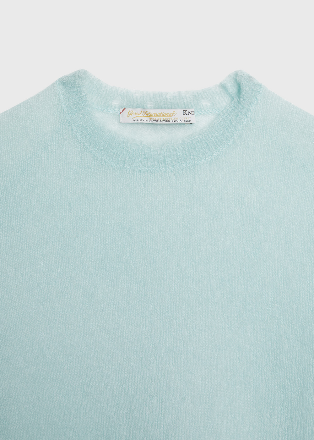 Damage Hole Mohair Long Sweater 詳細画像 MINT 3