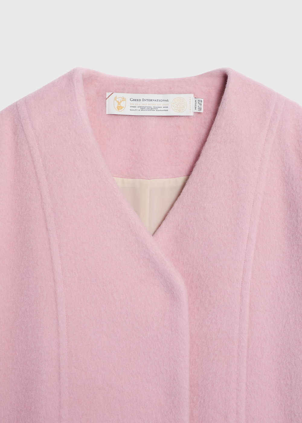 Mohair Shaggy Half Coat 詳細画像 PINK 3