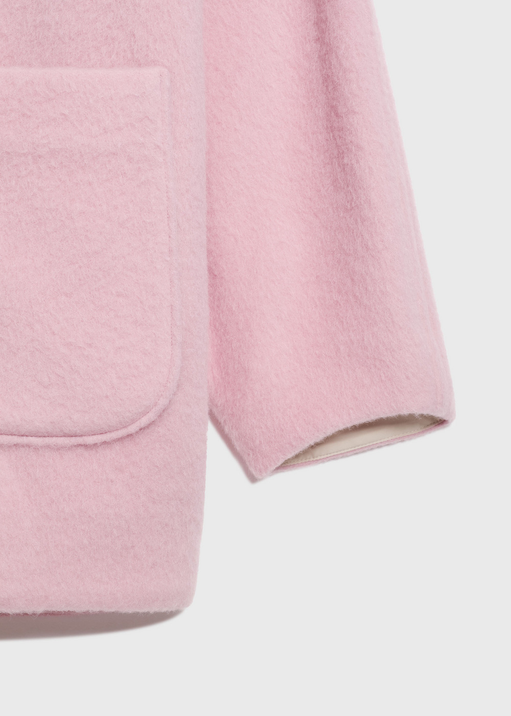 Mohair Shaggy Half Coat 詳細画像 PINK 4