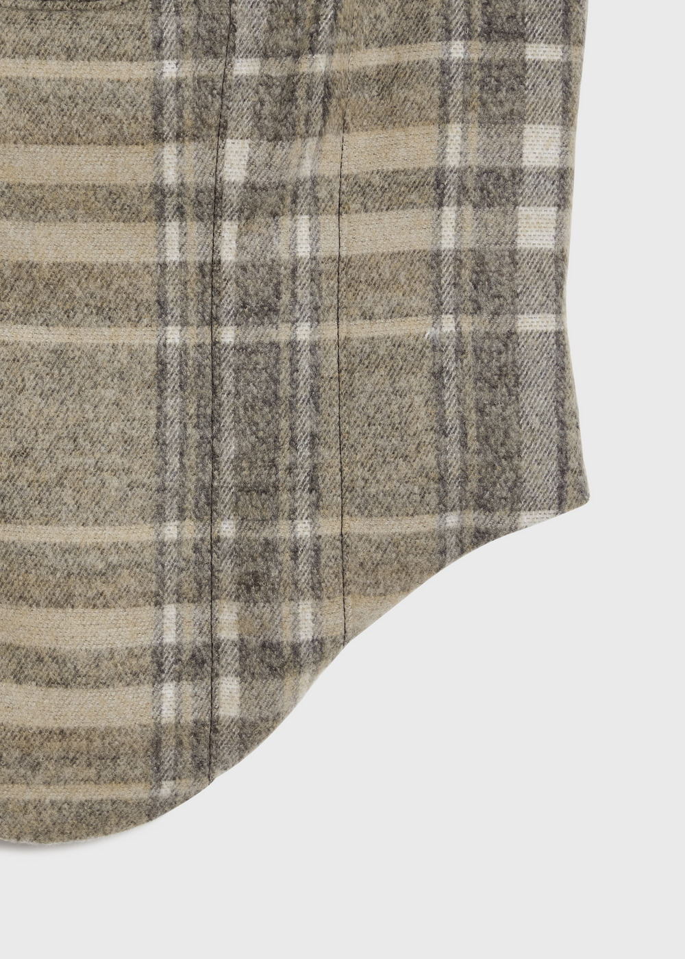 Shaggy Check Corset 詳細画像 BROWN MIX 4