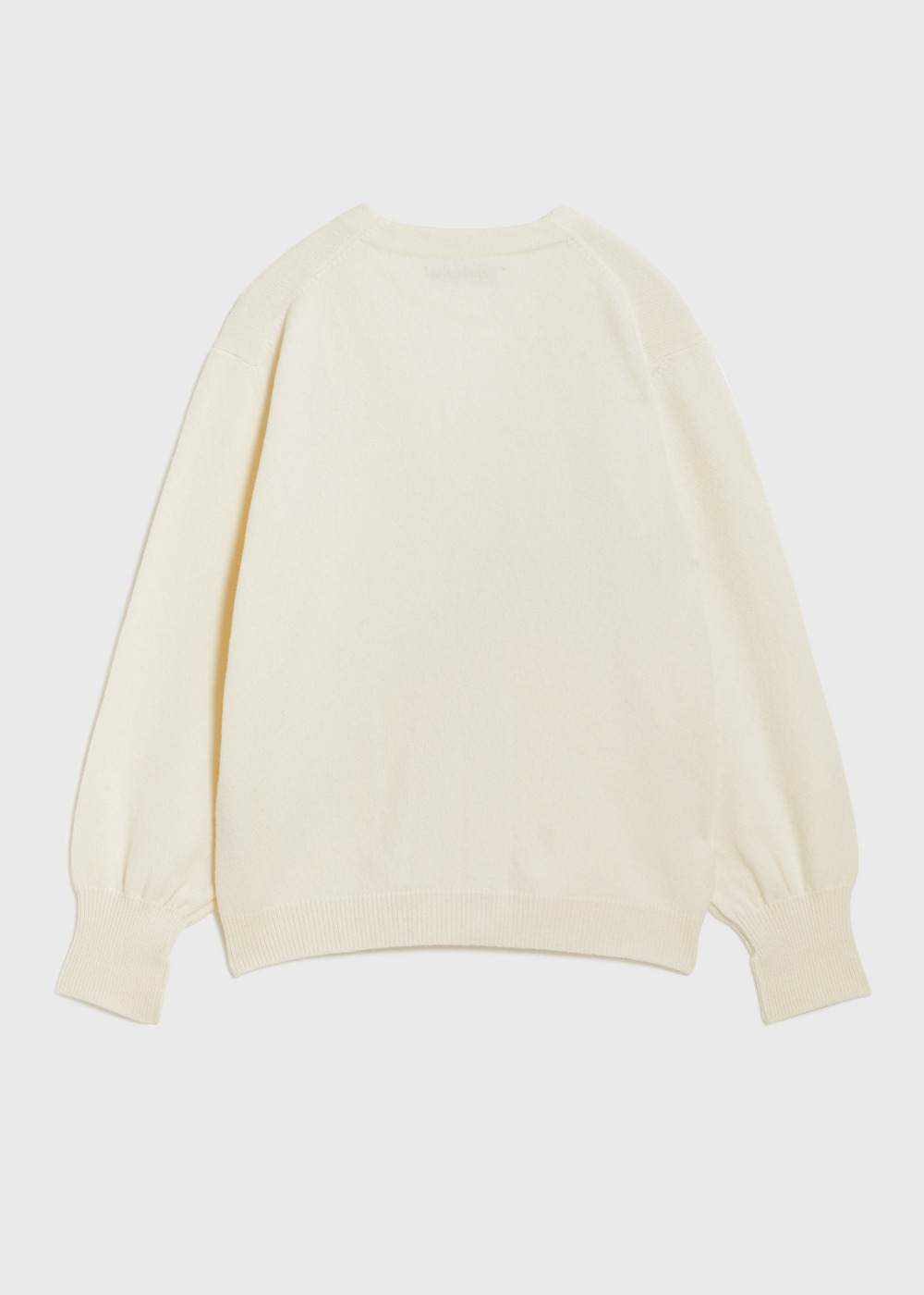 Cashmere Lambs Cardigan 詳細画像 WHITE 2