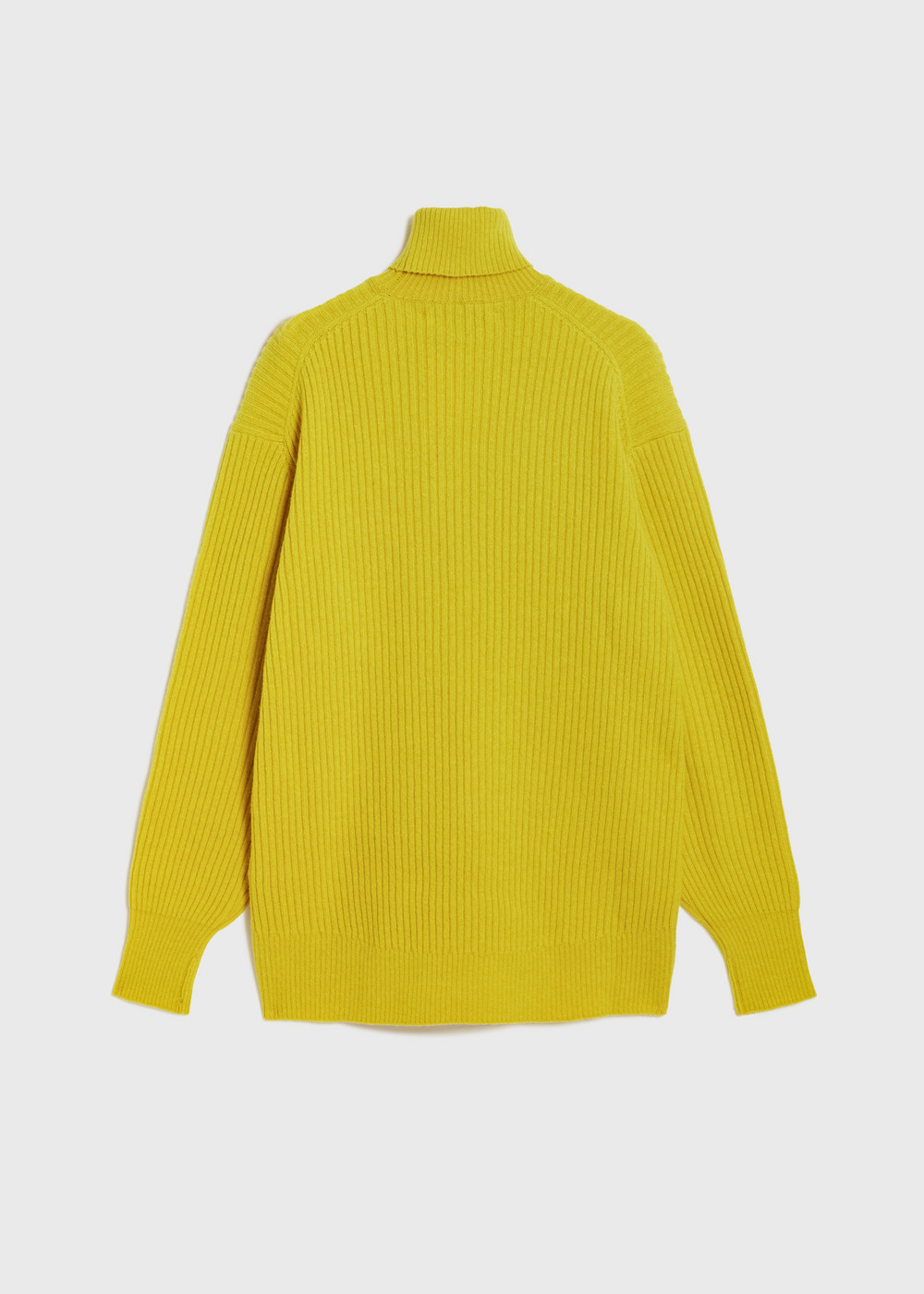 Cashmere Lambs High Neck Big Sweater 詳細画像 YELLOW 2