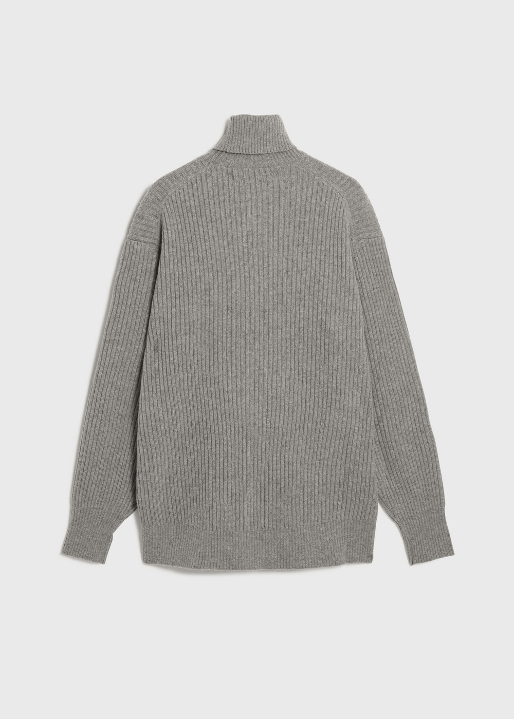 Cashmere Lambs High Neck Big Sweater 詳細画像 GRAY 2