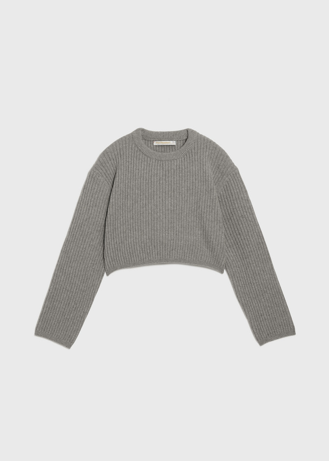 Cashmere Lambs Short Rib Sweater