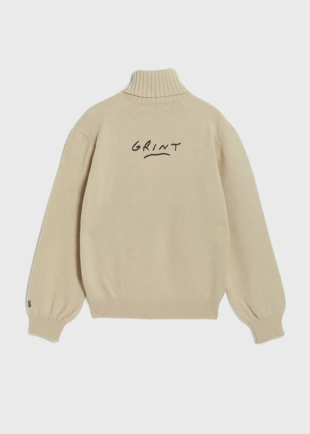 Cashmere Lambs Hand Stitch Sweater 詳細画像 BEIGE 2