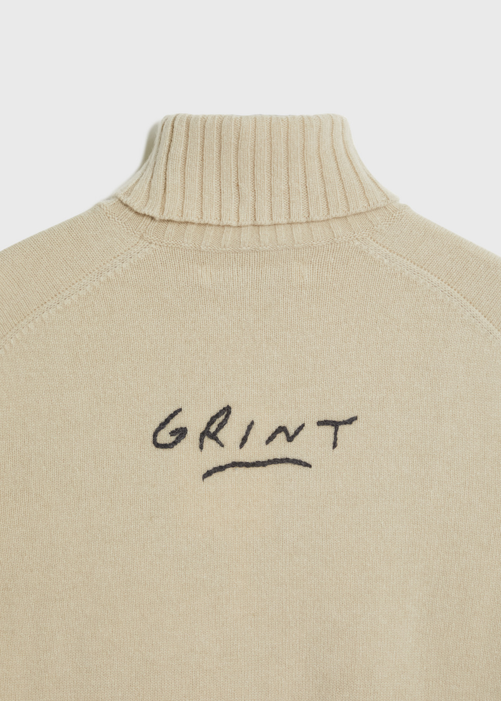 Cashmere Lambs Hand Stitch Sweater 詳細画像 BEIGE 5