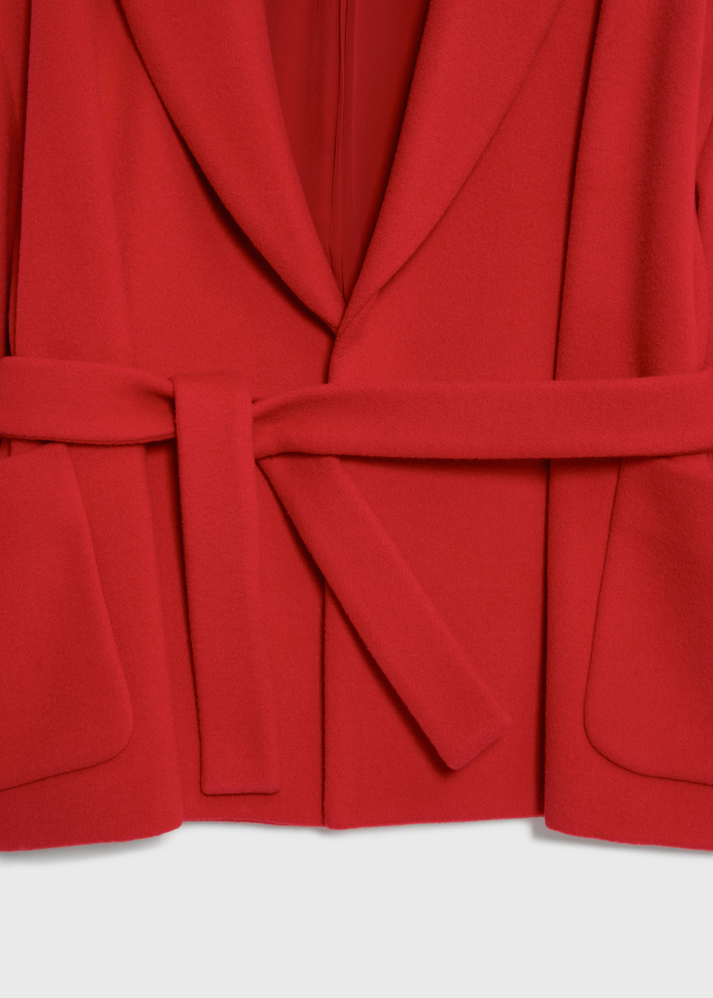 KIWI Wool Short Gown Coat 詳細画像 RED 4