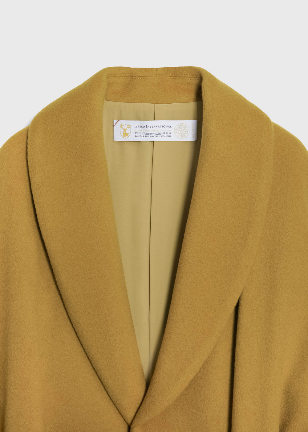 KIWI Wool Short Gown Coat 詳細画像 OCHER 3