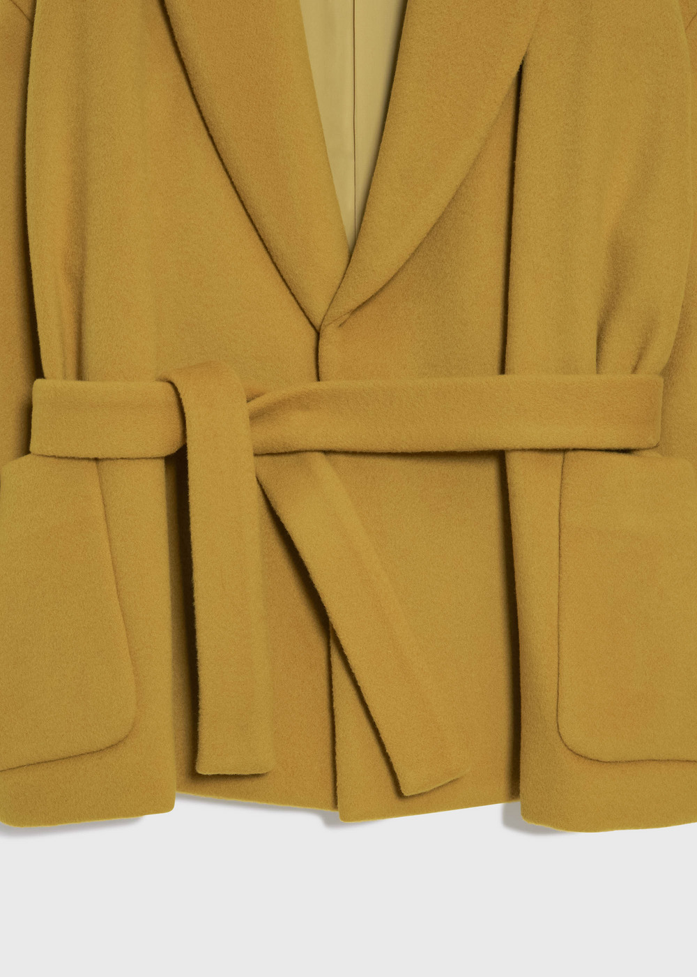 KIWI Wool Short Gown Coat 詳細画像 OCHER 4