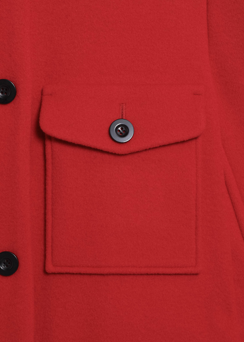 KIWI Wool Long Coat 詳細画像 RED 4