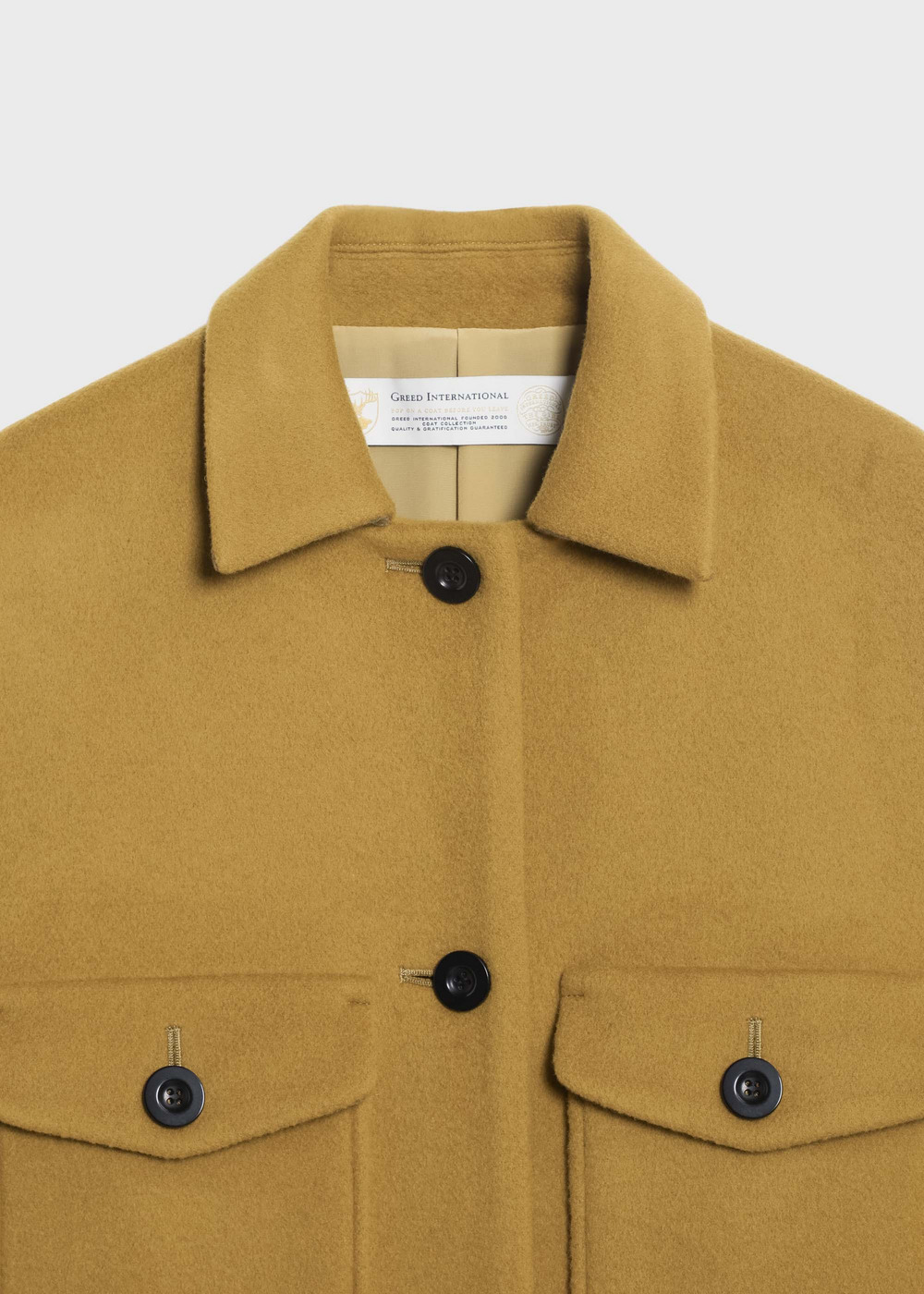 KIWI Wool Long Coat 詳細画像 OCHER 3