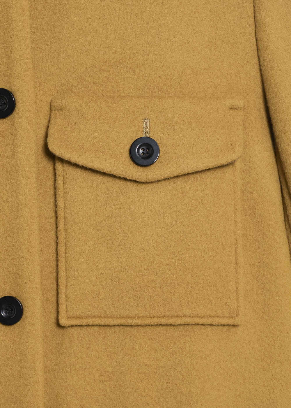 KIWI Wool Long Coat 詳細画像 OCHER 4