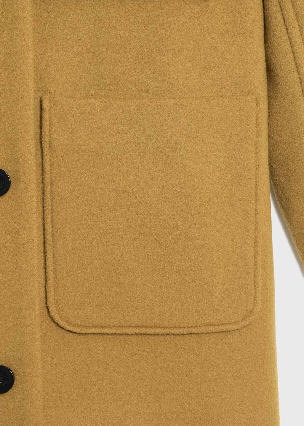 KIWI Wool Long Coat 詳細画像 OCHER 5