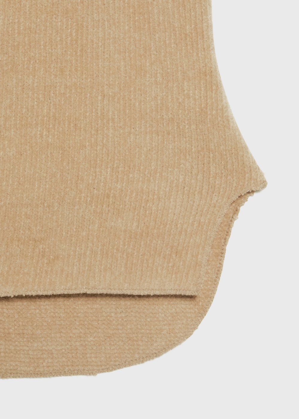 Chenille yarn Plain Stitch Tank Top 詳細画像 BEIGE 4