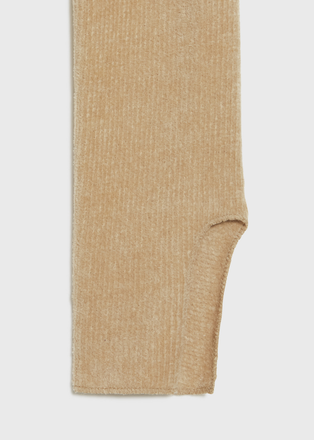 Chenille yarn Plain Stitch Long Top 詳細画像 BEIGE 4