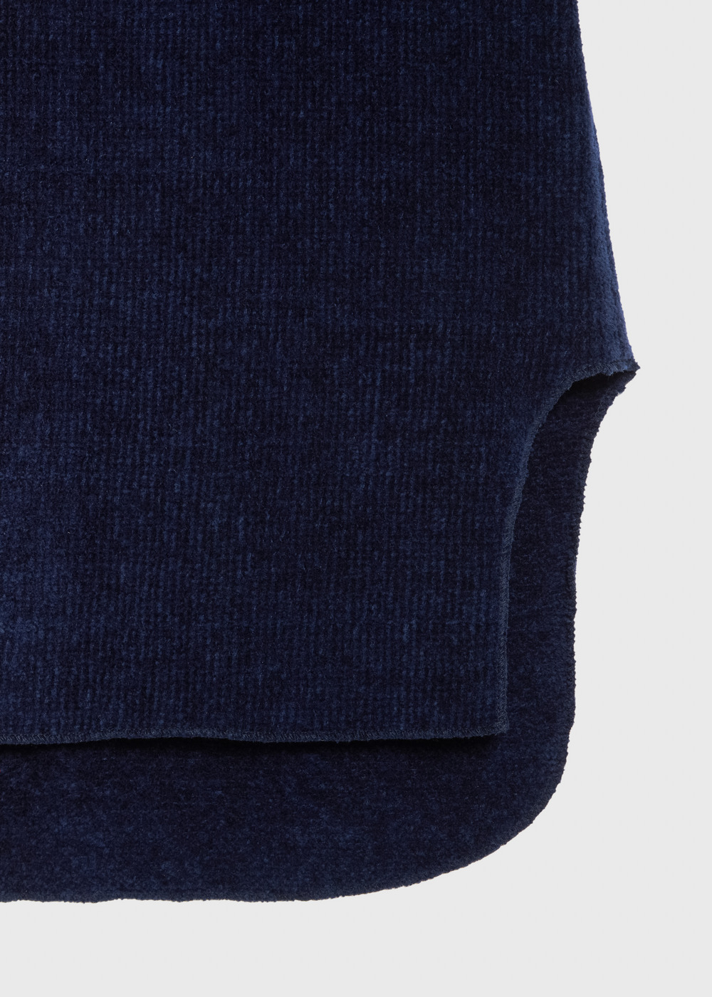 Chenille yarn Plain Stitch Long Top 詳細画像 NAVY 3
