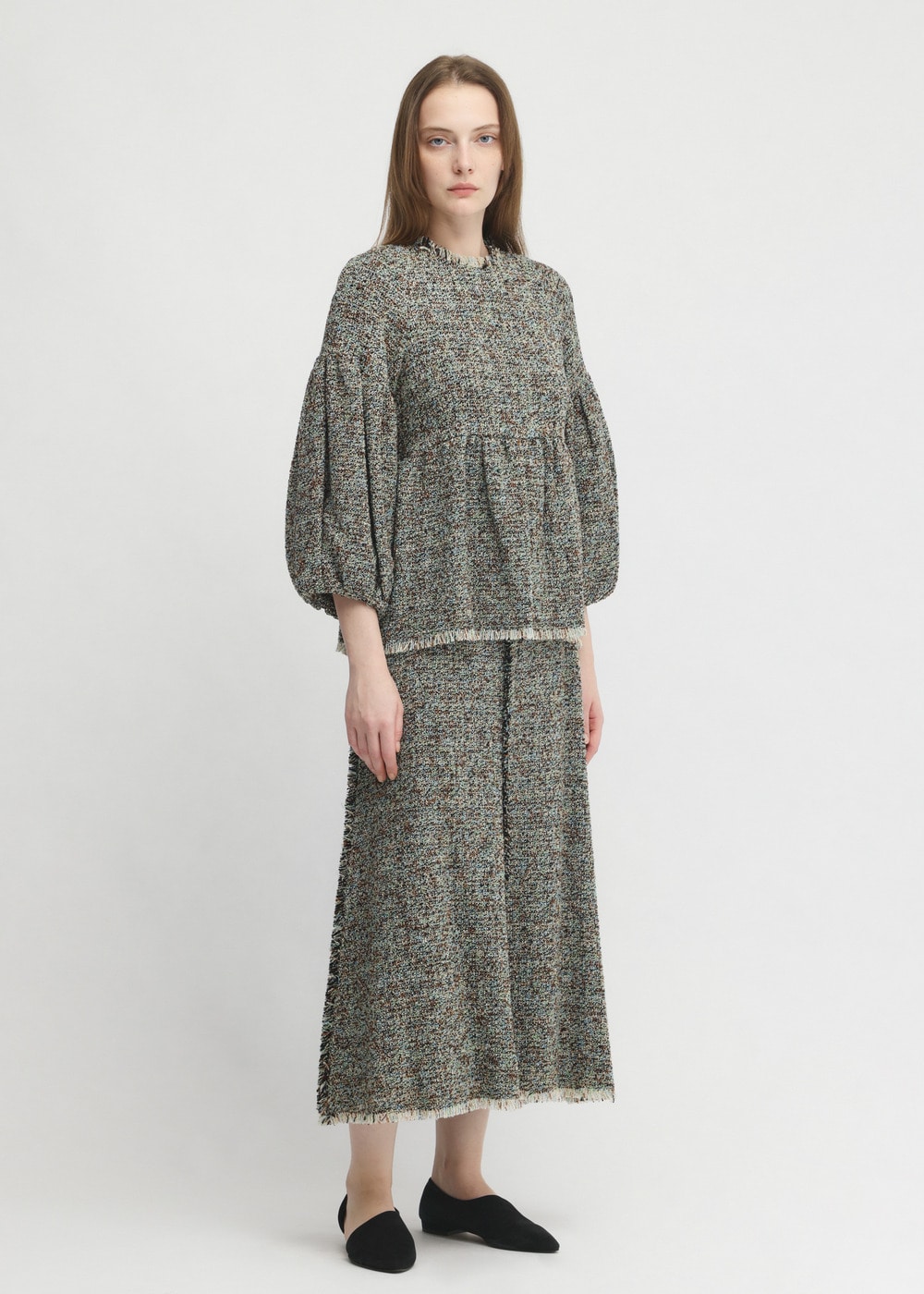 KASURI Classic Tweed Skirt 詳細画像 OTHER 2