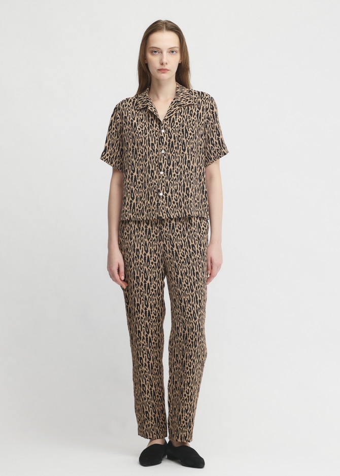 Leopard Jacquard Shirt