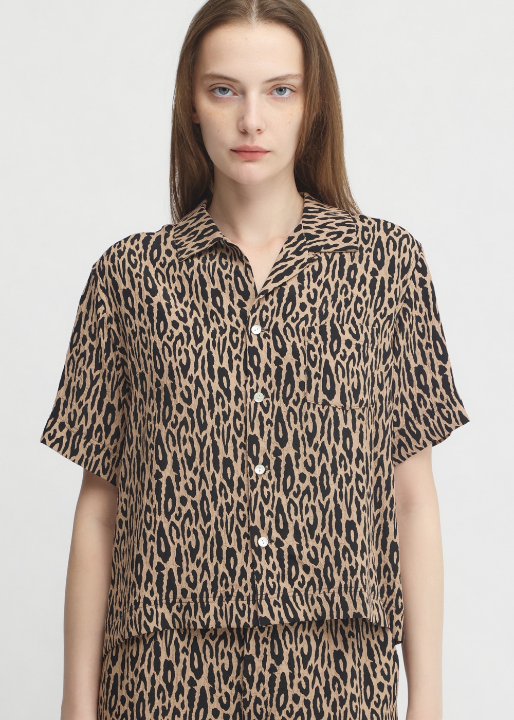 Leopard Jacquard Shirt 詳細画像 OTHER 4