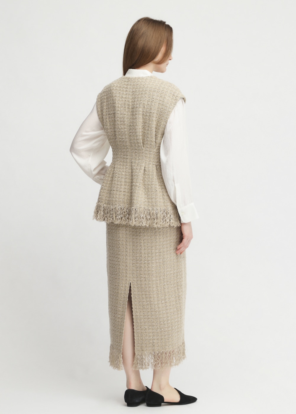 C/L Dobby Tweed Vest 詳細画像 OTHER 3