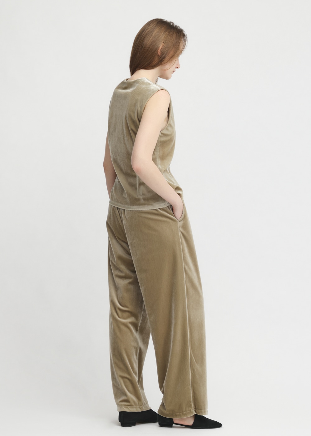 Chantique Velour Vest 詳細画像 BEIGE 3