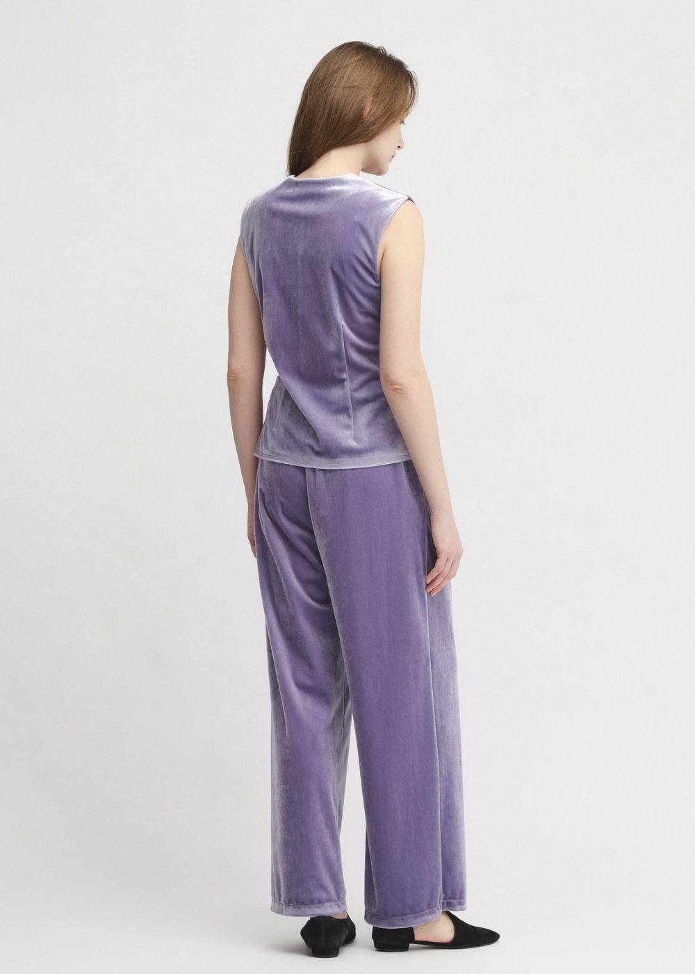 Chantique Velour Vest 詳細画像 PURPLE 3