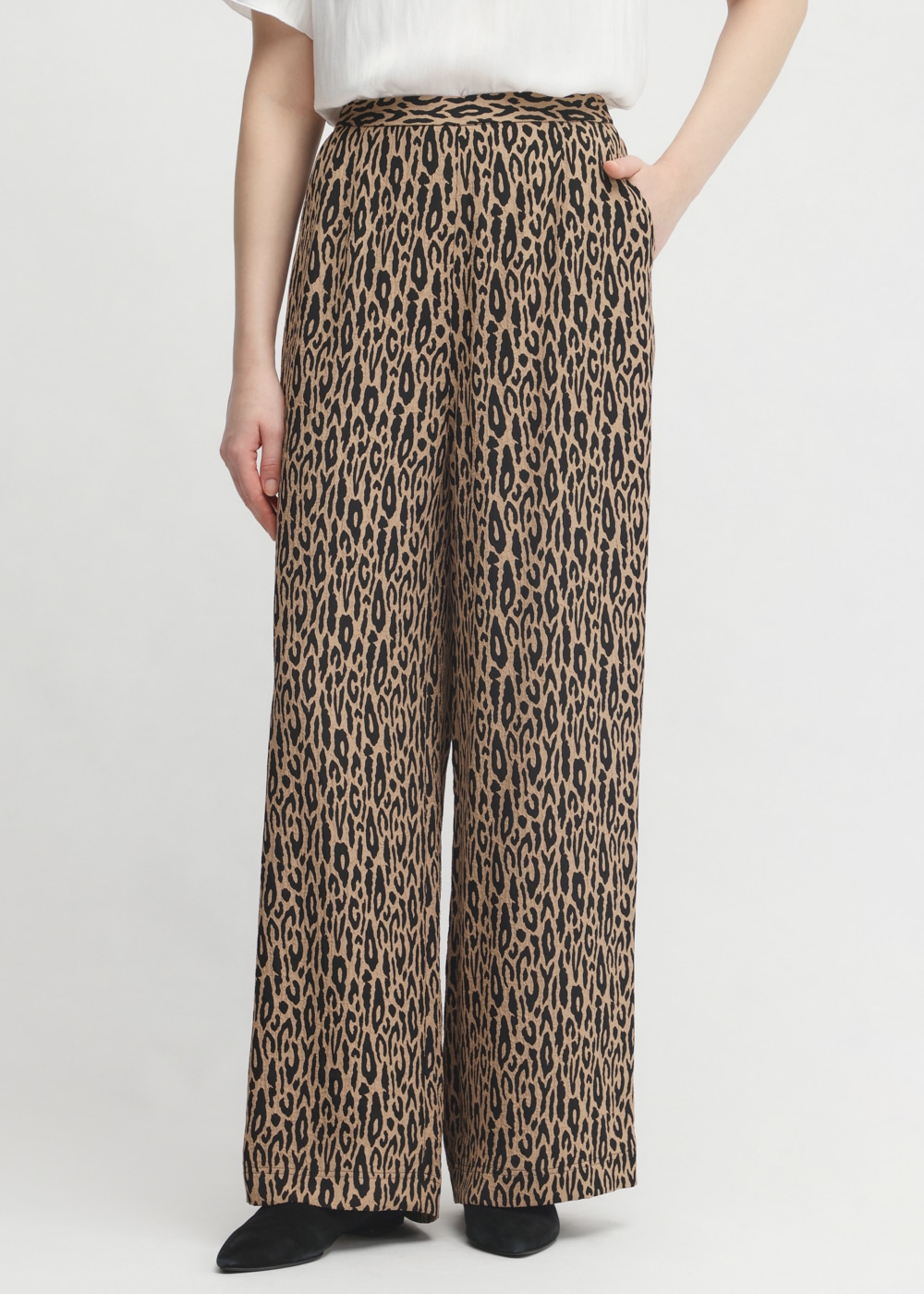 Leopard Jacquard Flare Pants 詳細画像 OTHER 4