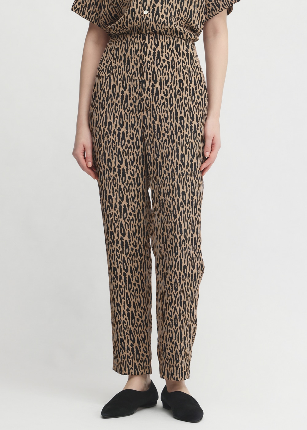 Leopard Jacquard Cropped Pants 詳細画像 OTHER 4