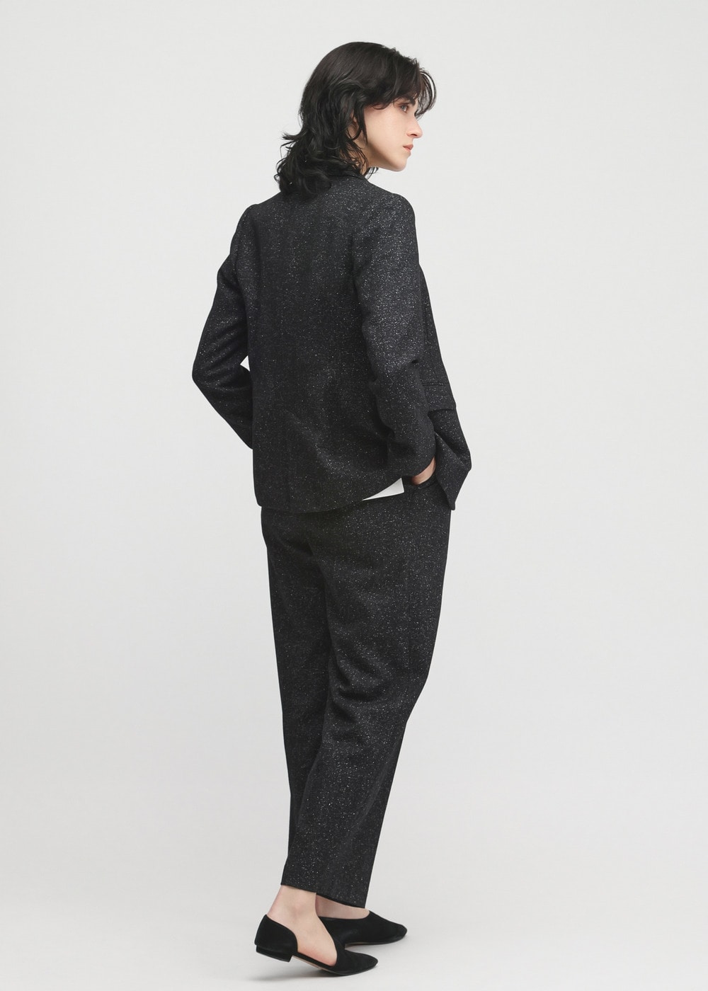 Lush Mist Tweed Pants 詳細画像 BLACK 3